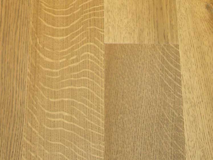 Rift Quartered or R/Q sawn white oak floor