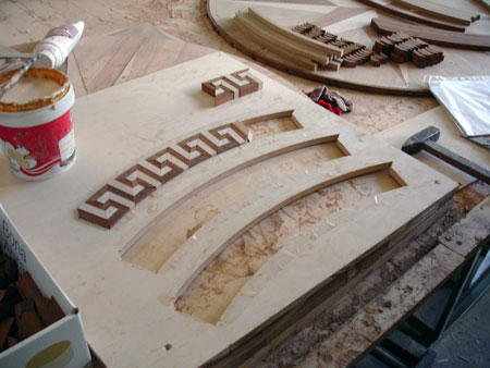 Assembling Inlay pieces together