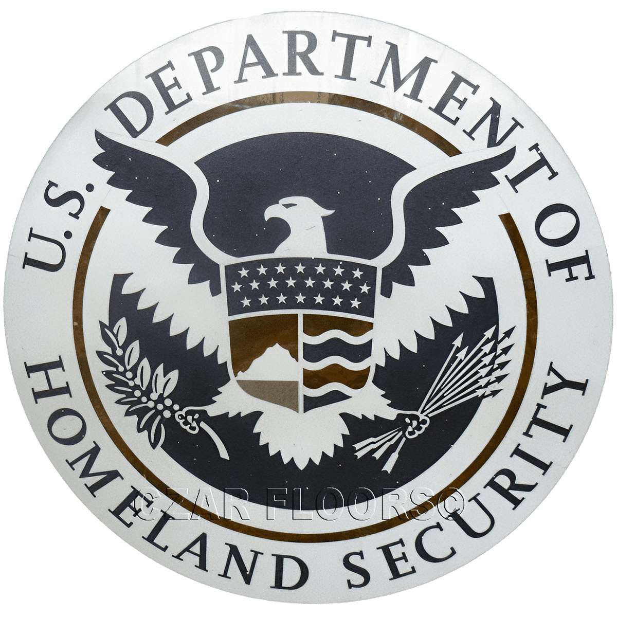 Custom stone wall logo for DHS
