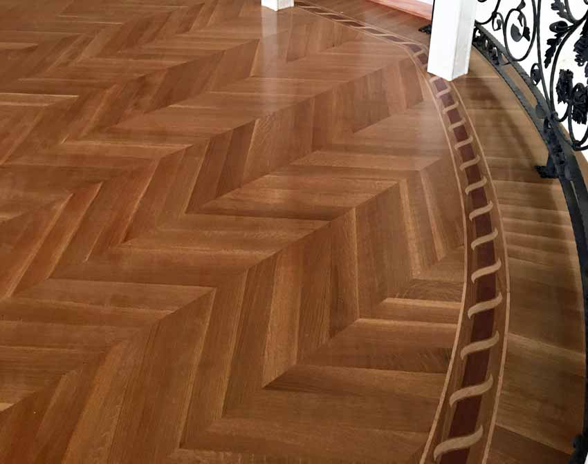 patterned wood floors