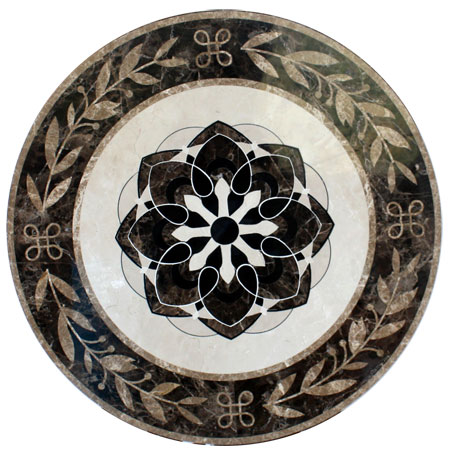 328: SP18 marble medallion