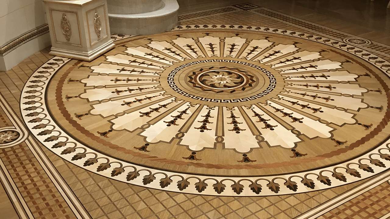 Wood Floor Medallions