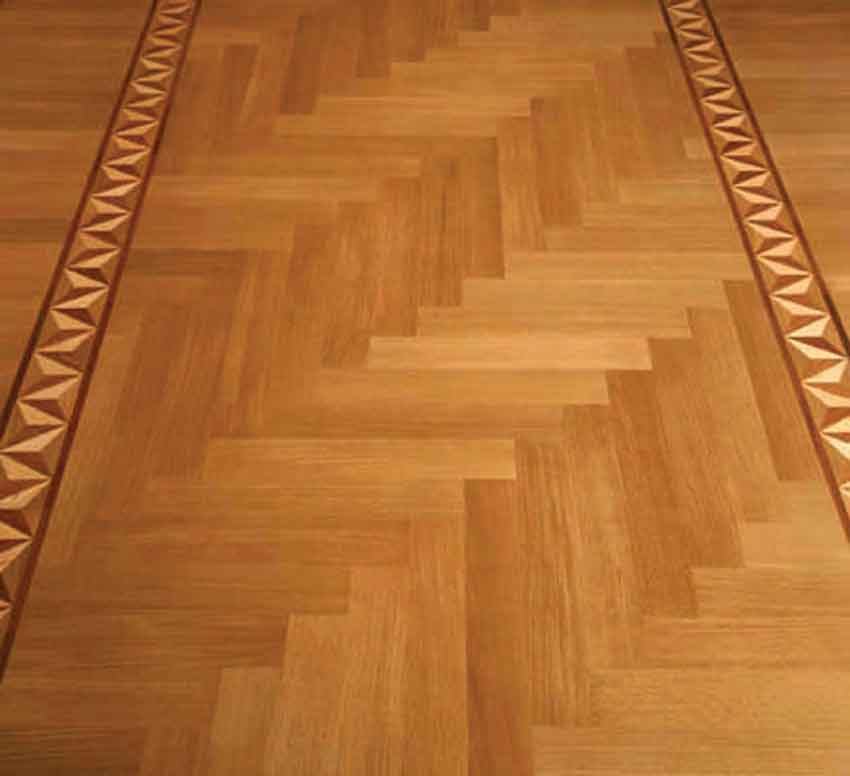 Herringbone flooring, Chevron hardwood parquet - solid or ...