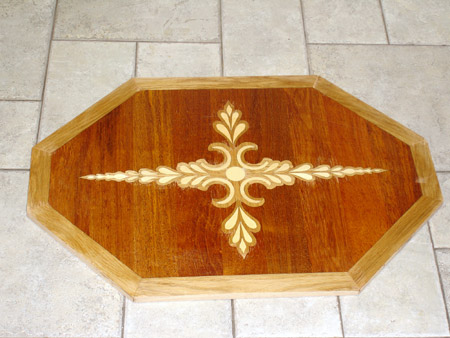 130: Medallion from MX6 parquet can be used separately to create a nice accent.