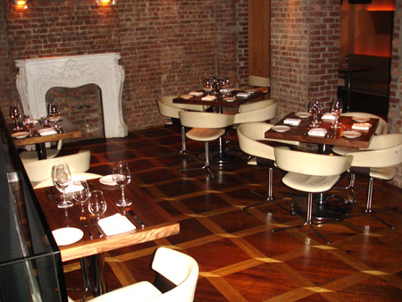 305: MX4 Parquet installation in Amalia restaurant in Manhattan