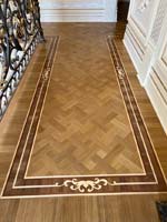Basket weave parquet with border - ID:652