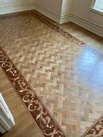 ID:653; Basket Weave parquet with border