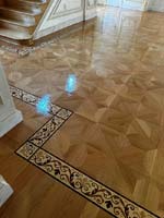 M2 parquet in RQ white oak with borders - ID:673