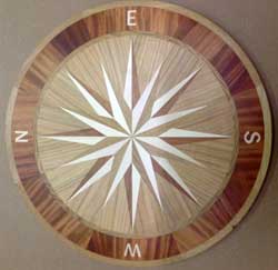 wood flooring medallion