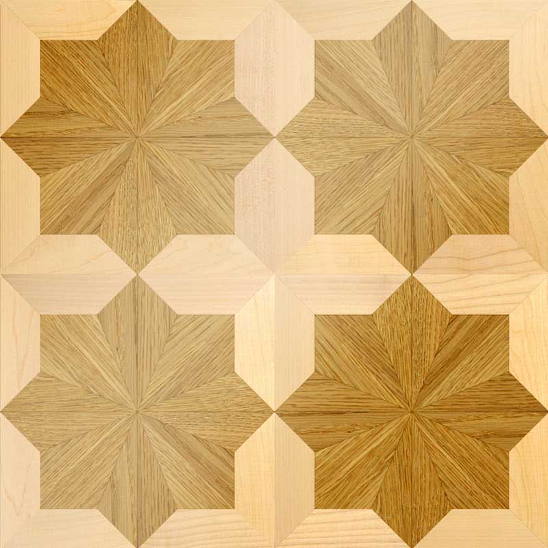 Square Wood Flooring - Unique Designs