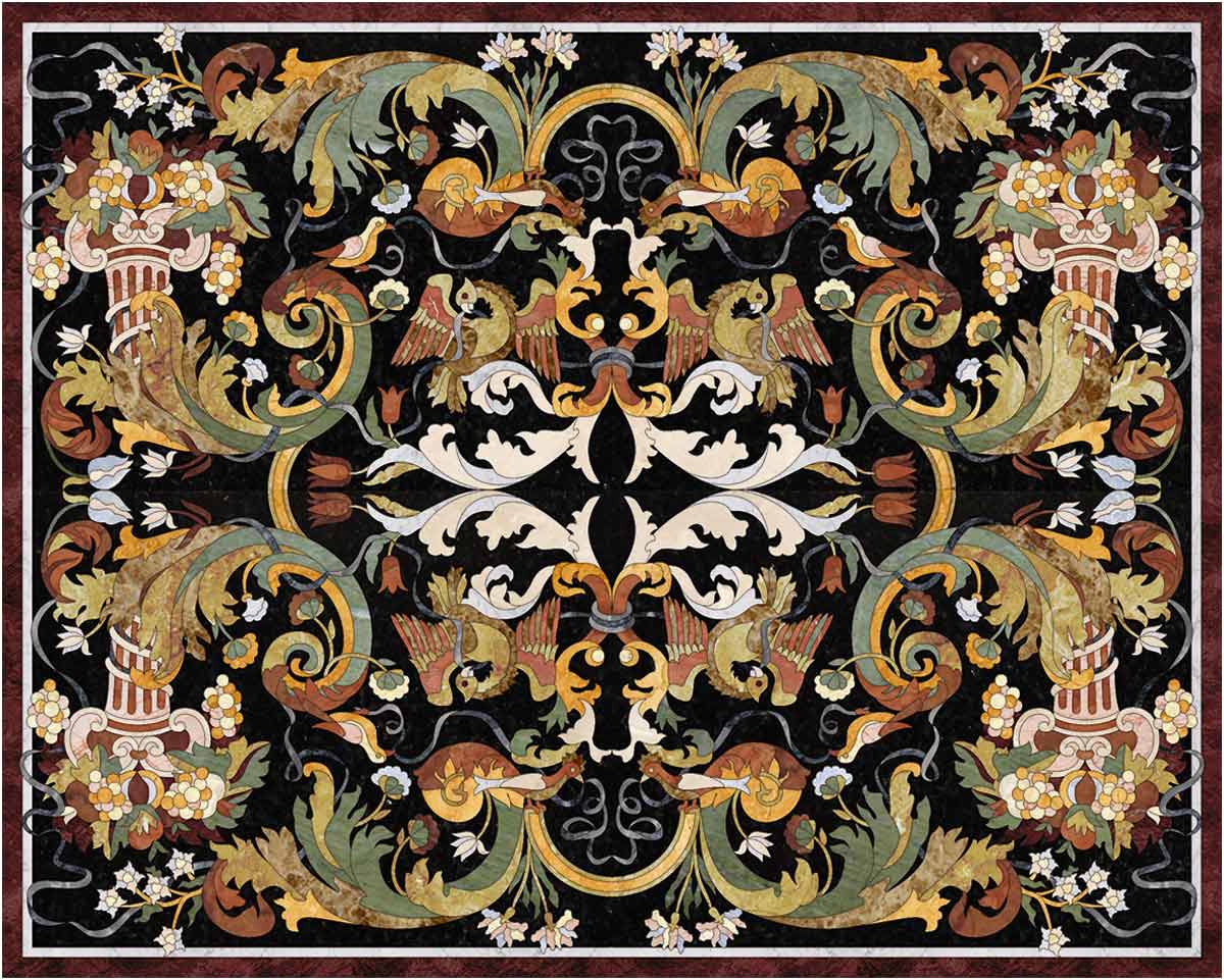 Large view of the floor design