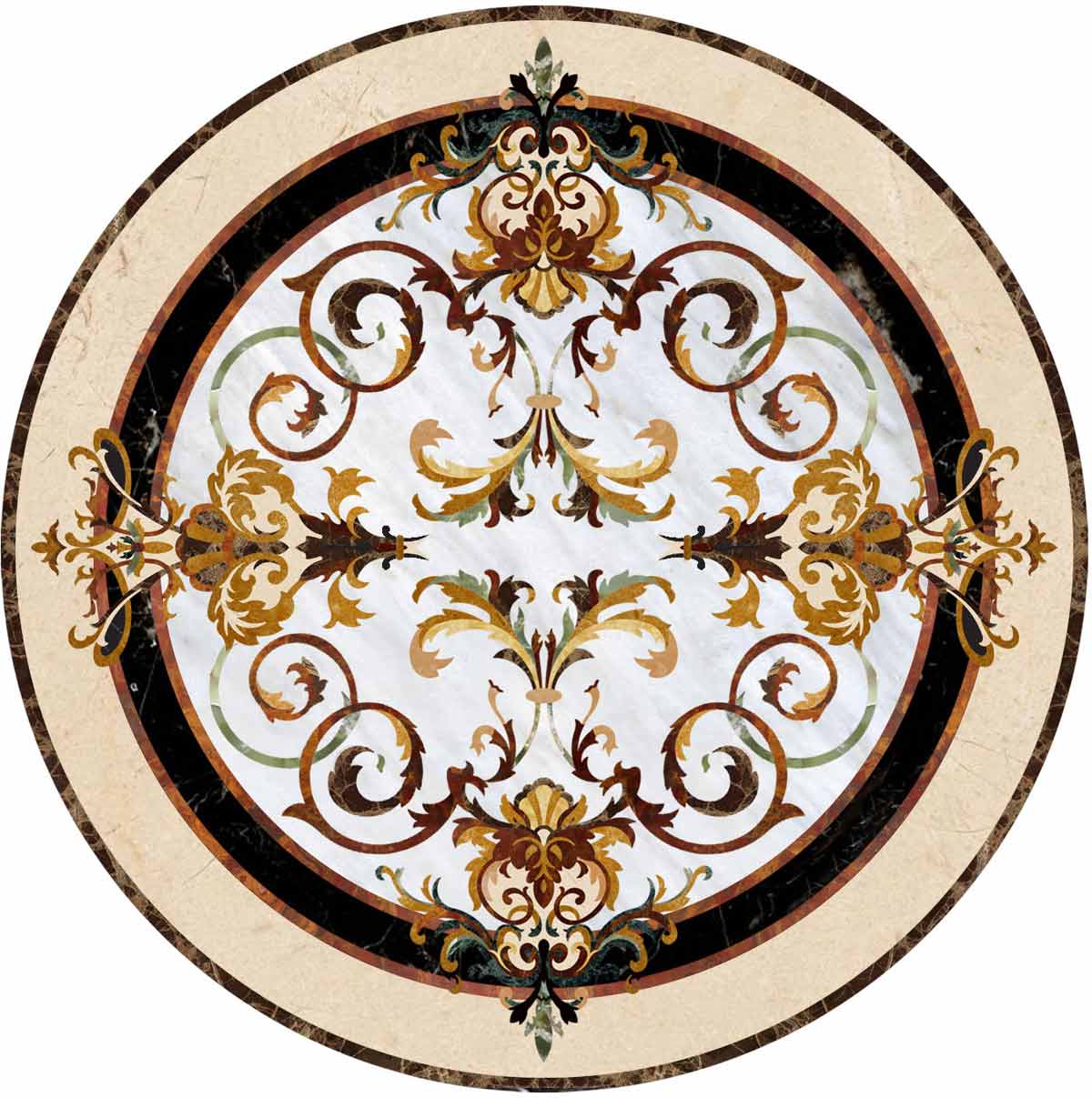 Rafael Stone Medallions | Made in U.S.A | Czar Floors