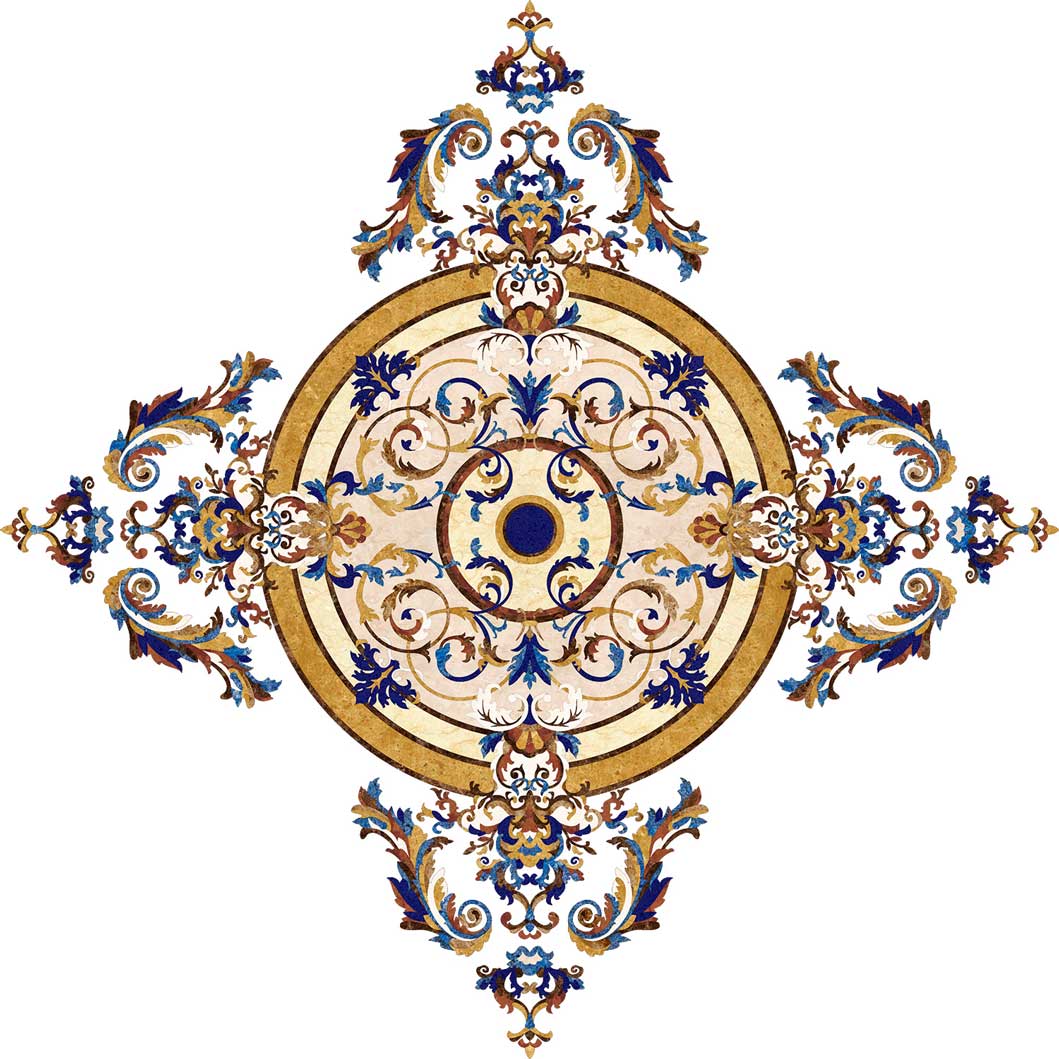 Rimini Marble Floor Medallion