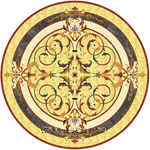 Flooring inlay: Lucerne-II Stone Medallion