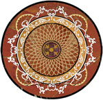 Flooring inlay: Forte-Grande Stone Medallion