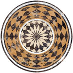 Flooring inlay: Synthon Stone Medallion
