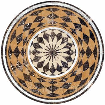 Flooring inlay: Synthon Stone Medallion