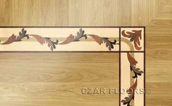 Flooring inlay: B26 Wood Border