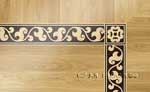 Flooring inlay: BA104 Wood Border