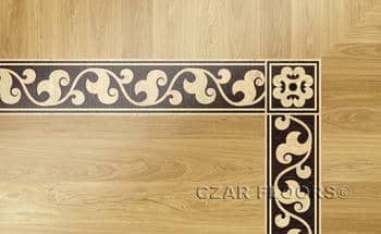 Flooring inlay: BA104 Wood Border