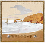 Flooring inlay: Welcome-Shore Stone Medallion