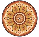 Flooring inlay: P41 Wood Medallion