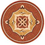 Flooring inlay: P43 Wood Medallion