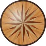 Flooring inlay:  PC2 Wood Medallion