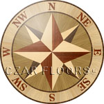 Flooring inlay:  PCOMP02 Wood Medallion