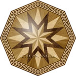 Flooring inlay: R4 Wood Medallion