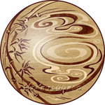 Flooring inlay:  RZ221 Wood Medallion