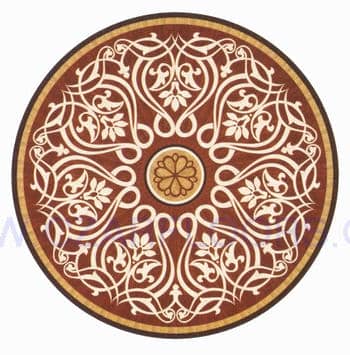 Flooring inlay: R92 Wood Medallion
