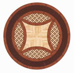 Flooring inlay: R89 Wood Medallion