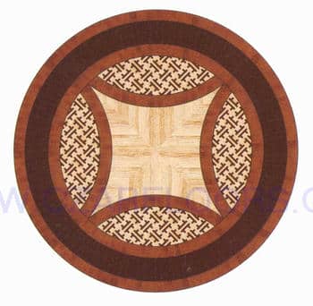 Flooring inlay: R89 Wood Medallion