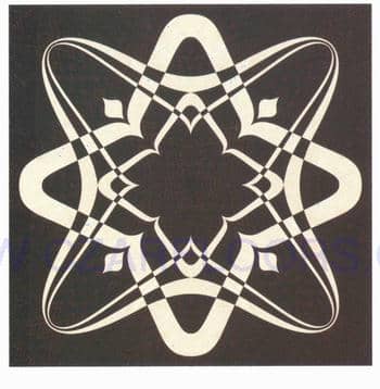 Flooring inlay: R62 Wood Medallion