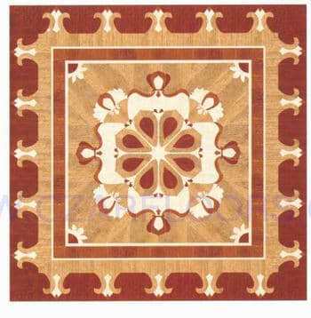 Flooring inlay: R64 Wood Medallion