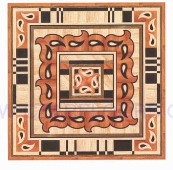 Flooring inlay: R65 Wood Medallion