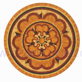 Flooring inlay: R68 Wood Medallion