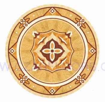 Flooring inlay: R71 Wood Medallion