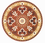 Flooring inlay: R73 Wood Medallion