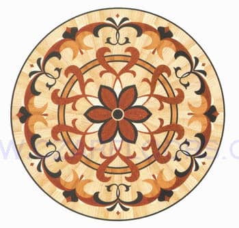 Flooring inlay: R75 Wood Medallion
