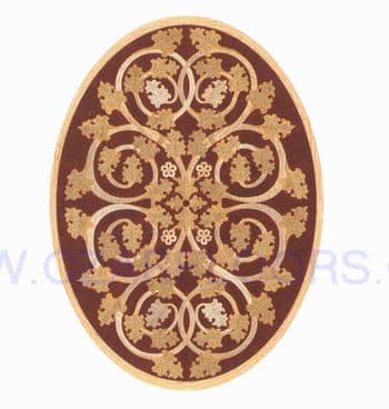 Flooring inlay: R81 Wood Medallion