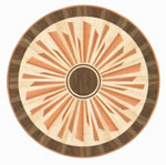 Flooring inlay: R30 Wood Medallion