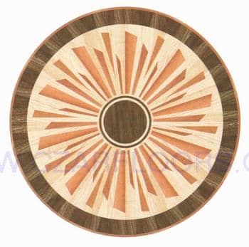 Flooring inlay: R30 Wood Medallion