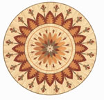 Flooring inlay: R39 Wood Medallion