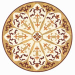 Flooring inlay: R50 Wood Medallion