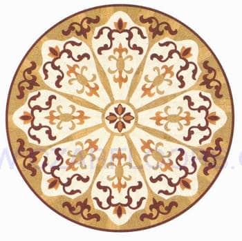 Flooring inlay: R50 Wood Medallion