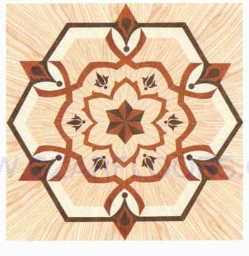 Flooring inlay: R58 Wood Medallion