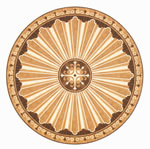 Flooring inlay: R102 Wood Medallion