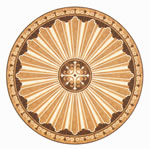 Flooring inlay: R102 Wood Medallion